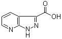 structure of CAS# 116855-08-4, 1H-Pyrazolo[3,4-b]pyridine-3-carboxylic acid