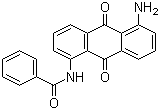结构式 CAS# 117-06-6, 1-氨基-5-苯甲酰胺基蒽醌
