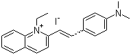 喹哪啶红分子结构 (CAS 117-92-0)