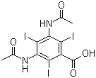 Amidotrizoic acid molecular structure (CAS 117-96-4)