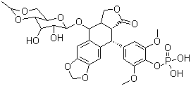 structure of CAS# 117091-64-2, Etoposide phosphate