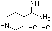 Piperidine-4-carboximidamide dihydrochloride molecular structure (CAS 1170937-23-1)