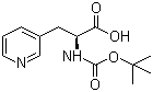 (S)-N-Boc-(3-Pyridyl)alanine molecular structure (CAS 117142-26-4)