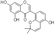 structure of CAS# 117204-81-6, Sophoraisoflavone A;Allolicoisoflavone B