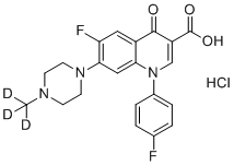 Difloxacin D3 hydrochloride (methyl D3) molecular structure (CAS 1173021-89-0)