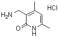 3-(Aminomethyl)-4,6-dimethyl-2(1H)-pyridinone hydrochloride molecular structure (CAS 1173081-96-3)