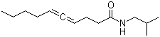 N-(2-甲基丙基)-4,5-癸二烯酰胺分子结构 (CAS 117345-89-8)