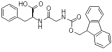 N-[(9H-Fluoren-9-ylmethoxy)carbonyl]glycyl-L-phenylalanine molecular structure (CAS 117370-45-3)