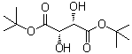 Di-tert-butyl (-)-D-tartrate molecular structure (CAS 117384-46-0)