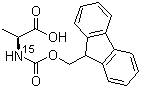 Fmoc-[15N]Alanine molecular structure (CAS 117398-49-9)