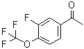 1-[3-Fluoro-4-(trifluoromethoxy)phenyl]ethanone molecular structure (CAS 1174006-08-6)