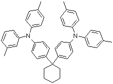 4-[1-[4-[Bis(4-methylphenyl)amino]phenyl]cyclohexyl]-N-(3-methylphenyl)-N-(4-methylphenyl)benzenamine molecular structure (CAS 1174006-36-0)