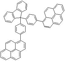 1,1'-(9H-Fluoren-9-ylidenedi-4,1-phenylene)bispyrene molecular structure (CAS 1174006-47-3)