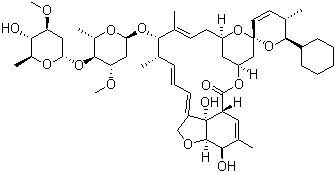 结构式 CAS# 117704-25-3, 多拉菌素