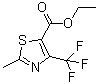structure of CAS# 117724-62-6, 2-Methyl-4-(trifluoromethyl)-5-thiazolecarboxylic acid ethyl ester