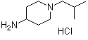 1-(2-Methylpropyl)-4-piperidinamine hydrochloride (1:1) molecular structure (CAS 1177306-12-5)