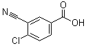3-氰基-4-氯苯甲酸分子结构 (CAS 117738-76-8)