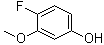 结构式 CAS# 117902-15-5, 4-氟-3-甲氧基苯酚