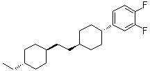 结构式 CAS# 117923-19-0, 4-[反式-4-[2-(反式-4-乙基环己基)乙基]环己基]-1,2-二氟苯