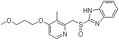 雷贝拉唑分子结构 (CAS 117976-89-3)