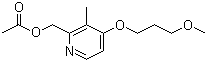 2-(Acetoxymethyl)-4-(3-methoxypropoxy)-3-methylpyridine molecular structure (CAS 117977-19-2)