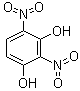 structure of CAS# 118-02-5, 2,4-Dinitroso-1,3-benzenediol;1,3-Dihydroxy-2,4-dinitrosobenzene; 2,4-Dinitroso-1,3-dihydroxybenzene; 2,4-Dinitrosoresorcinol; NSC 1541; Rezad 33