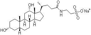 Sodium taurodeoxylate molecular structure (CAS 1180-95-6)