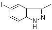 5-Iodo-3-methyl-1H-indazole molecular structure (CAS 1180526-40-2)