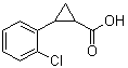 2-(2-Chlorophenyl)cyclopropanecarboxylic acid molecular structure (CAS 1181230-38-5)