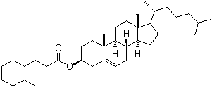 Cholesteryl decanoate molecular structure (CAS 1183-04-6)