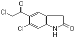 结构式 CAS# 118307-04-3, 5-氯乙酰-6-氯-1,3-二氢-2H-吲哚-2-酮
