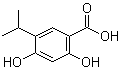 5-Isopropyl-2,4-dihydroxybenzoic acid molecular structure (CAS 1184181-48-3)