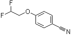 结构式 CAS# 1184375-73-2, 4-(2,2-二氟乙氧基)苯甲腈