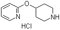 2-(4-Piperidinyloxy)pyridine hydrochloride molecular structure (CAS 1185308-16-0)