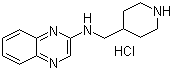N-(4-Piperidinylmethyl)-2-quinoxalinamine hydrochloride molecular structure (CAS 1185311-71-0)