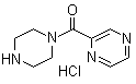 结构式 CAS# 1185312-60-0, 1-哌嗪基-2-吡嗪基甲酮盐酸盐