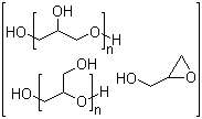 1,2,3-Propanetriol homopolymer oxiranylmethyl ether molecular structure (CAS 118549-88-5)