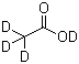 四氘代乙酸分子结构 (CAS 1186-52-3)