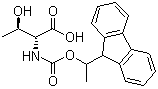 N-[[1-(9H-Fluoren-9-yl)ethoxy]carbonyl]-D-threonine molecular structure (CAS 118609-38-4)