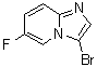 structure of CAS# 1186405-11-7, 3-Bromo-6-fluoroimidazo[1,2-a]pyridine