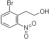 structure of CAS# 118665-02-4, 2-Bromo-6-nitrobenzeneethanol