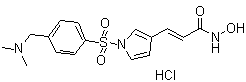 Resminostat hydrochloride molecular structure (CAS 1187075-34-8)
