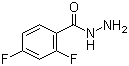 结构式 CAS# 118737-62-5, 2,4-二氟苯甲酰肼