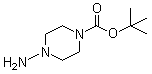 结构式 CAS# 118753-66-5, 4-氨基哌嗪-1-羧酸叔丁酯