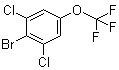 2-Bromo-1,3-dichloro-5-(trifluoromethoxy)benzene molecular structure (CAS 118754-55-5)