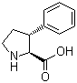 (2S,3R)-3-Phenylpyrrolidine-2-carboxylic acid molecular structure (CAS 118758-48-8)