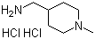 structure of CAS# 1187582-53-1, 1-Methyl-4-piperidinemethanamine dihydrochloride