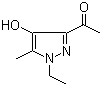 1-(1-Ethyl-4-hydroxy-5-methyl-1H-pyrazol-3-yl)ethanone molecular structure (CAS 1187732-72-4)