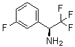 (alphaS)-3-Fluoro-alpha-(trifluoromethyl)benzenemethanamine molecular structure (CAS 1187931-53-8)