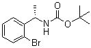 (S)-tert-Butyl (1-(2-bromophenyl)ethyl)carbamate molecular structure (CAS 1187932-11-1)